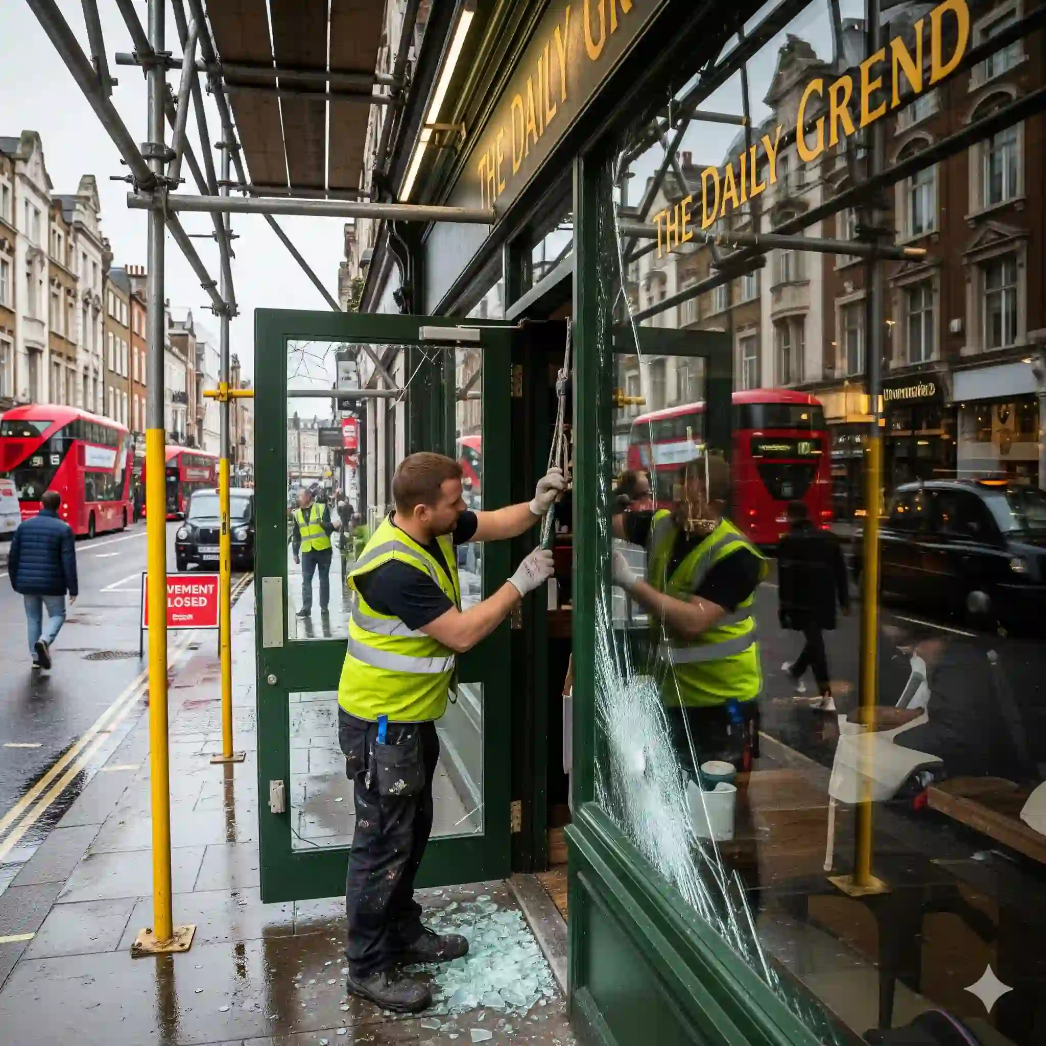 Professional glass door repair in Regents Park